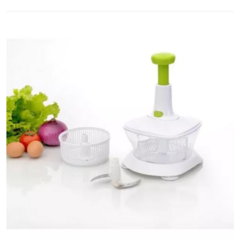 Picadora Batidora Escurridor Manual Vegetales Frutas Cocina