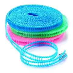 Cuerda soga tender para colgar ropa x 5 mts