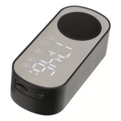 Reloj Despertador Y Parlante Bluetooth Alarma Micro Sd Radio - Tu_tienda_onlineya