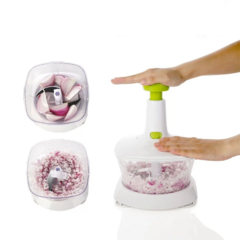 Picadora Batidora Escurridor Manual Vegetales Frutas Cocina