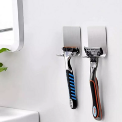 Gancho Perchero Percha Metal Adhesivo Acero Inox Reforzado