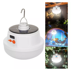Lámpara Led Solar Colgante Recargable 5 Funciones Luz Blanca - tienda online