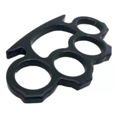 Manopla Negra Defensa Personal Acero Puño Americano Mencho - comprar online