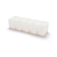 Organizador plastico con cinco divisiones. - comprar online