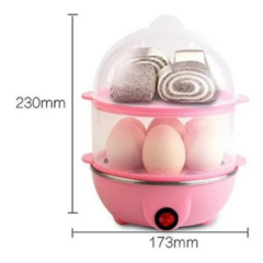 Huevera Doble Eléctrica Hervidor Huevos 220v Vaporera Cocina - Tu_tienda_onlineya