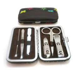 Set Manicura Pedicura 6 Piezas Alicates Tijera Lima Pinza en internet