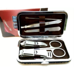 Set Manicura Pedicura 6 Piezas Alicates Tijera Lima Pinza - Tu_tienda_onlineya