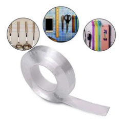 Cinta Multifuncional Adhesiva Doble Faz Reutilizable Lavable - Tu_tienda_onlineya