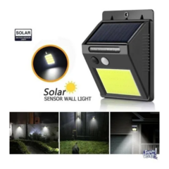 Reflector Led Solar Con Sensor Movimiento Luz Exterior - Tu_tienda_onlineya