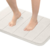 Alfombra de Baño con Memoria PREMIUM lisa BLANCO