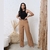 Calça Feminina Pantalona Alfaiateria Casual Elegante Data Festa Original - loja online