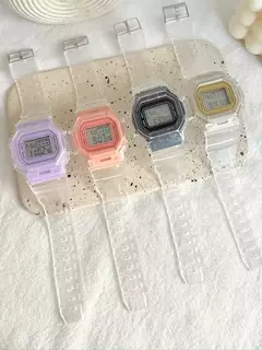 Reloj Sami transparente