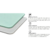Placa Absorbente - Baño Alfombra Agua 60x39Cm BLANCO - Clicca