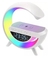 Lampara Parlante Forma G (CON RELOJ) Led Cargador Inalambrico BT - comprar online