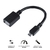 Adaptador Otg Micro Usb para Usb 2.0 15cm Preto PCYES Conexão Com Celulares Smartphones Tablets - Pamup-15 - comprar online