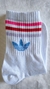 Media 3/4 Adidas fucsia, rojo y lila