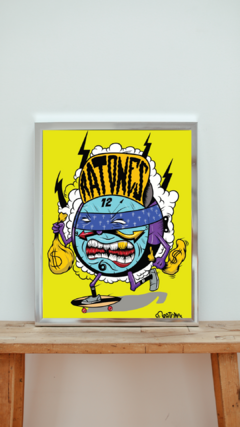 Poster Print A3 Ratones Art Clock Tief - comprar online