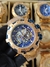 Thunderbolt - Dourado com Detalhes Azul Fundo Azul e Branco