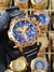 Joker Pulseira de Borracha - Dourado com Fundo Azul