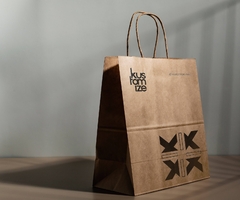 Sacola Kraft 90g Personalizada na internet