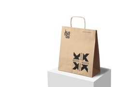 Sacola Kraft 90g Personalizada - Kustomize Personalizados
