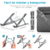 Imagen de Soporte notebook plegable aluminio alta calidad