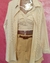 Conjunto camisa e cropped listrado