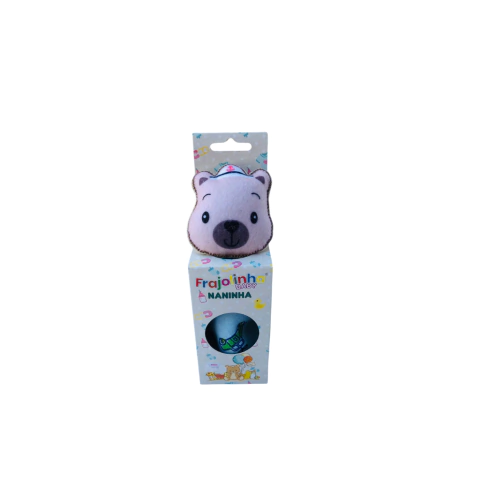 Naninha para chupeta com prendedor - URSO MARINHEIRO