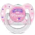 Chupeta Funny Amor da Mamãe Lillo Silicone Rosa Tamanho 1 0 à 6 Meses