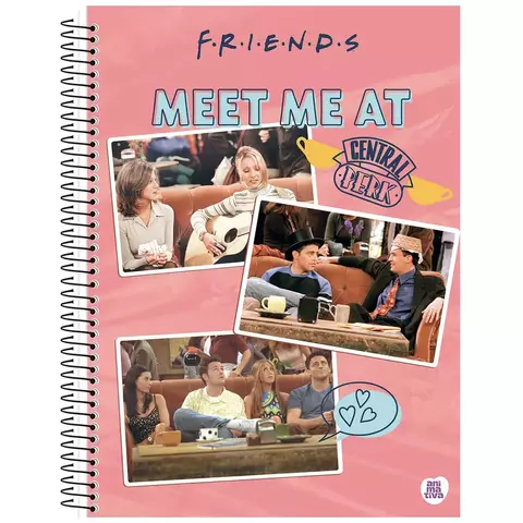 Caderno Universitário Friends Animativa 1 Matéria