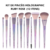 Kit de Pincéis Holographic Ruby Rose - 12 itens - comprar online
