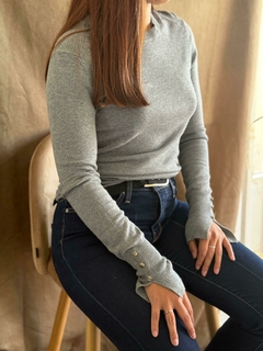 Sweater gris industrial