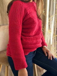 Sweater tejido a dos agujas
