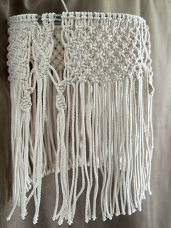 Lampara macramé