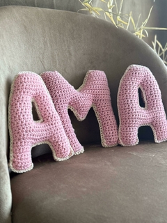 Letras a crochet. - Hermanas tejedoras