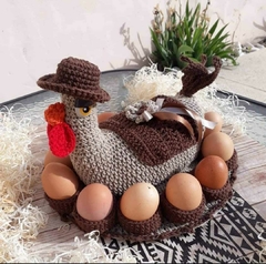 Gallina huevera a crochet - comprar online