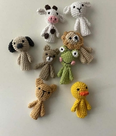 Pack x12 | Títeres de dedo a crochet