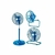 Ventilador 3 en 1: Pared, pie y turbo. 220V, 3 aspas, 65W, 50Hz, 10 pulgadas. - tienda online