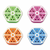 Diseño Hexagonal Innovador: Zapatilla con 4 Enchufes, 2 USB y Hub - 220V - comprar online