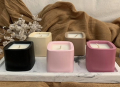 Velas de cera de soja: Cuadraditos