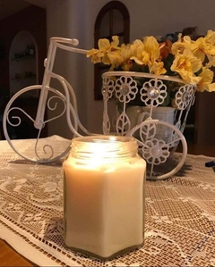 Velas de cera de soja: Hexagonal sin deco