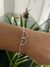 Pulseira Corações com Coração Duplo ( SEMIJOIAS)