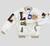 CHAQUETA UNIVERSITARIA LAKERS CREMA - comprar online