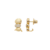 Brinco Earcuff Pop Glow Shine - Dourado Zirconia Incolor