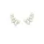 Brinco Ear Cuff com Pérola Shell e Zircônias