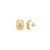 Brinco Wane Pearl - Dourado Perola Branca