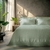 Kit Colcha Serena Verde 3 peças - Casal - 2,10m x 2,30m - comprar online