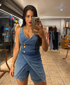 Macaquinho jeans