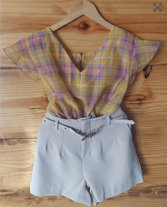 Blusa tricô com mangas - comprar online