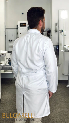 Jaleco Masculino Bordado Farmácia - Microfibra Gabardine na internet